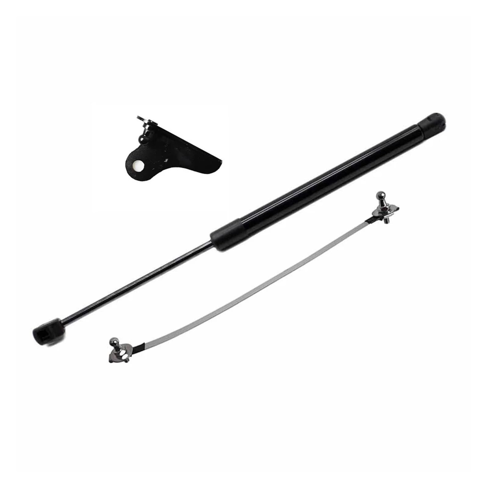 Motorhauben Gasfeder Für Ford Für Fiesta 5th Für Classic Für Ikon 2002-2008 Front Hood Bonnet Gas Strut Zylinder Hubstütze Kolben Stoßdämpfer Prop Rod Gasdruckfeder(Pure Black) von MINIKS