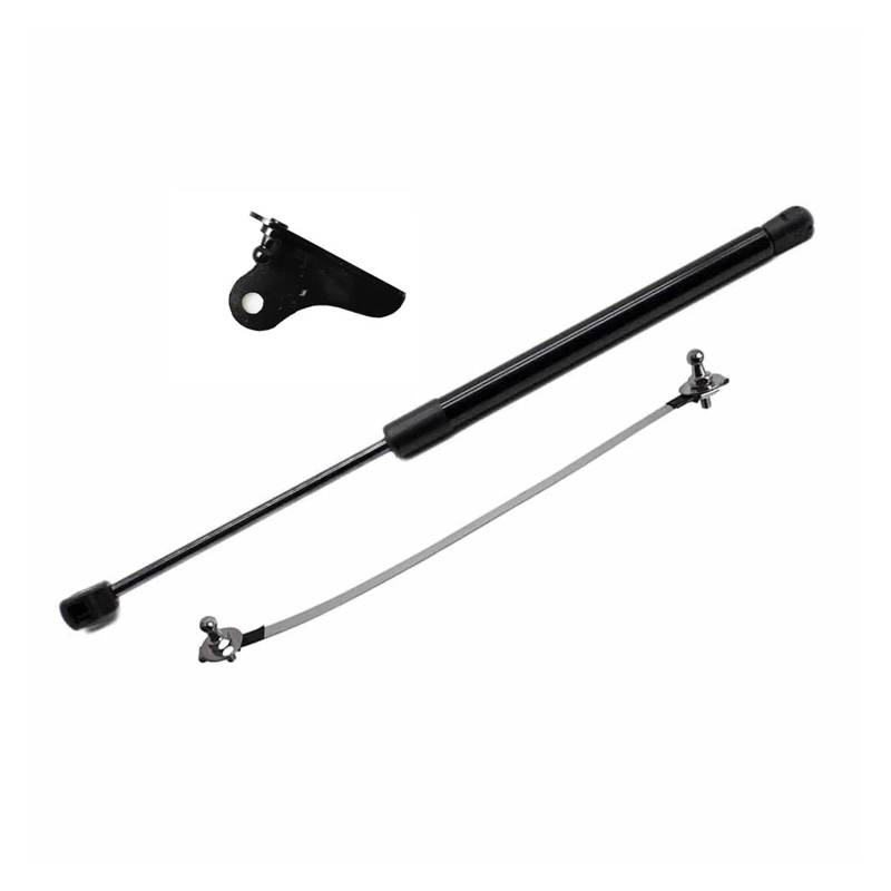 Motorhauben Gasfeder Für Ford Für Fiesta 5th Für Classic Für Ikon 2002-2008 Front Hood Bonnet Gas Strut Zylinder Hubstütze Kolben Stoßdämpfer Prop Rod Gasdruckfeder(Pure Black) von MINIKS