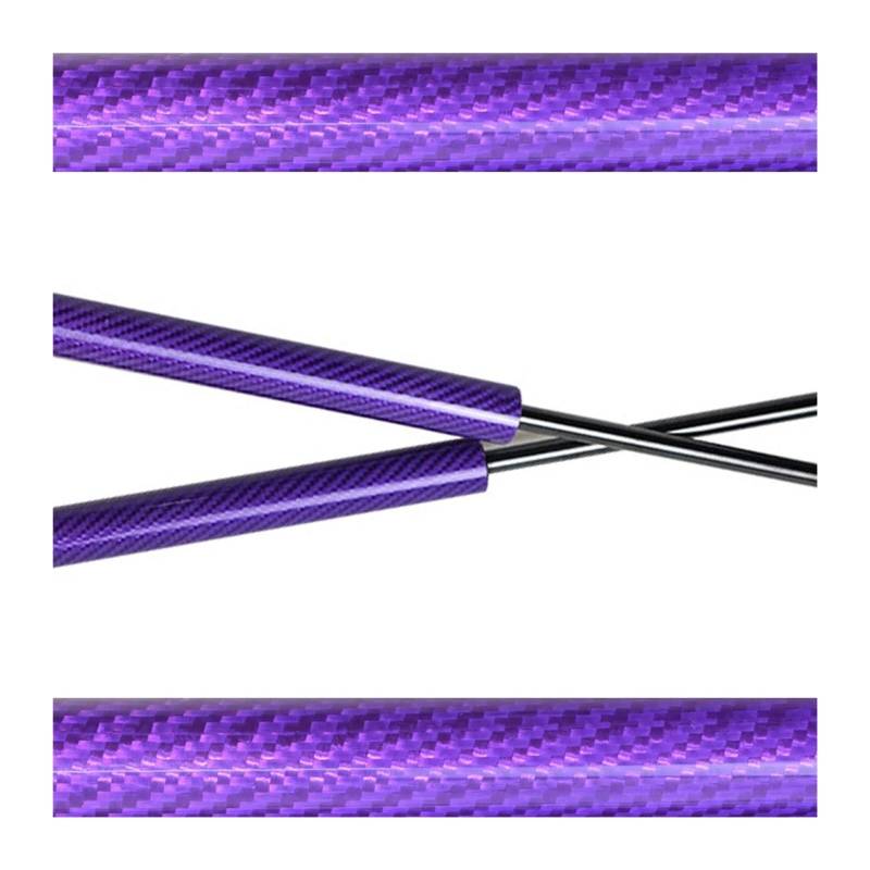 Motorhauben Gasfeder Für Jeep Für Wrangler (JK) 2007–2018 Fronthaube Motorhaube Ändern Gasdruckfedern Hubunterstützung Stoßdämpfer Carbonfaser Kolbenstangen Federn Gasdruckfeder(Purple Carbon Fiber) von MINIKS