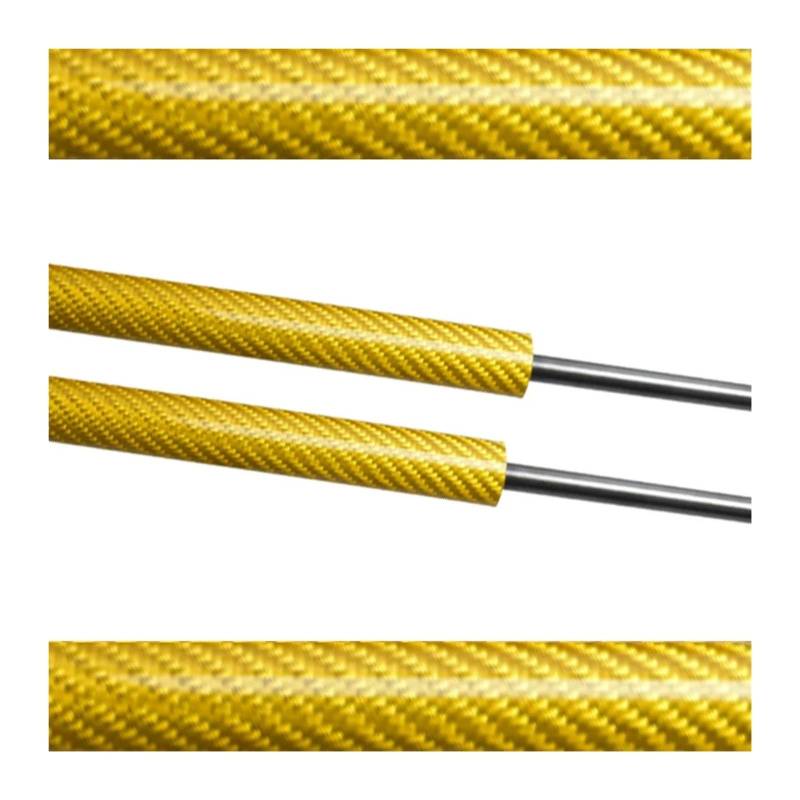 Motorhauben Gasfeder Für Jeep Für Wrangler (JK) 2007–2018 Fronthaube Motorhaube Ändern Gasdruckfedern Hubunterstützung Stoßdämpfer Carbonfaser Kolbenstangen Federn Gasdruckfeder(Yellow Carbon Fiber) von MINIKS