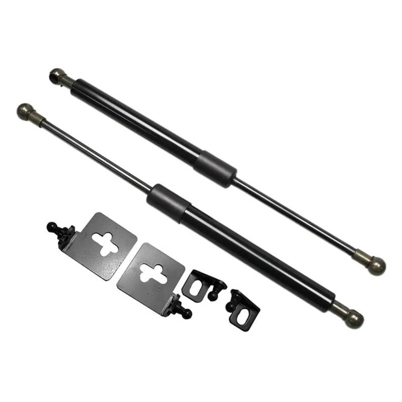 Motorhauben Gasfeder Für Nissan Für GTR Für GT-R R35 Für Skyline Für Coupe 2008-2019 Motorhaubenlift Unterstützt Stoßdämpfergasstreben Aufgeladene Stangenabsorberstütze Gasdruckfeder(Ordinary Black) von MINIKS