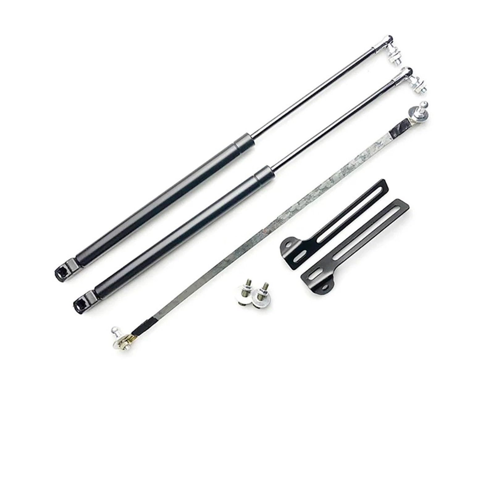 Motorhauben Gasfeder Für Opel Für Mokka 2012-2019 Front Hood Motor Unterstützung Hydraulische Stange Hubstrebe Frühling Schock Bars Halterung Gasdruckfeder(Piano Black) von MINIKS