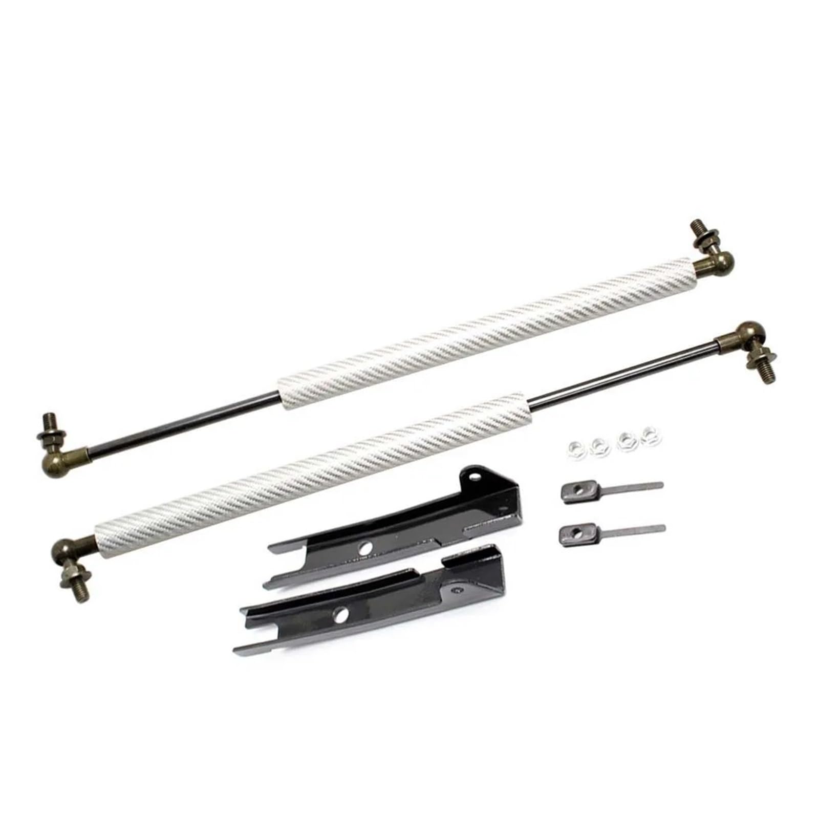 Motorhauben Gasfeder Für Toyota Für Hilux SR5 2015-2023 4x4 Pickup Zubehör Front Haube Motorhaube Carbon Faser Gas Streben Lift Unterstützung Dämpfer Schock Frühling Gasdruckfeder(Silver carbon fiber) Motorhauben Gasfeder Für Toyota Für Hilux SR5 2015-2023 4x4 Pickup Zubehör Front Haube Motorhaube Carbon Faser Gas Streben Lift Unterstützung Dämpfer Schock Frühling Gasdruckfeder(Silver carbon fiber) von MINIKS