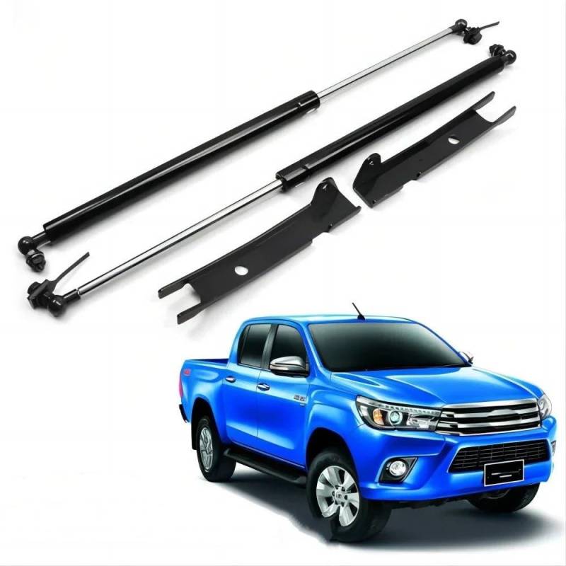 Motorhauben Gasfeder Gasdruckfedern Haube Motorhaube Dämpfer Für Toyota Für Hilux Für Revo 2015 2016 2017 2018 2019 2020-2021 Lift Unterstützung Gasdruckfeder von MINIKS