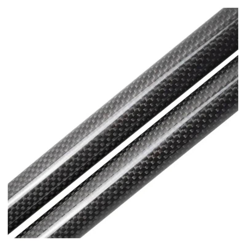 Motorhauben Gasfeder Haube Gas Streben Für Subaru XV Für Crosstrek 2012-2017 Motorhaube Front Lift Unterstützt Stoßdämpfer Zylinder Dämpfer Prop Stange Bar Kolben Gasdruckfeder(Black Carbon Fiber) von MINIKS