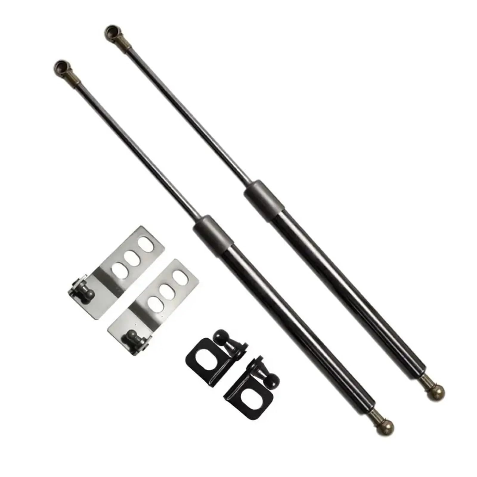 Motorhauben Gasfeder Haube Streben Für 2019 2020 2021 2022 2023 2024 Für VW Für Jetta A7 Für Vento Ändern Motorhaube Lift Unterstützt Schock Dämpfer Absorber Gasdruckfeder(Schwarz) von MINIKS