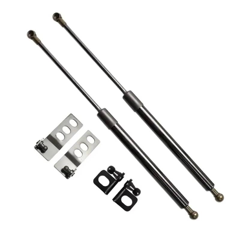 Motorhauben Gasfeder Haube Streben Für 2019 2020 2021 2022 2023 2024 Für VW Für Jetta A7 Für Vento Ändern Motorhaube Lift Unterstützt Schock Dämpfer Absorber Gasdruckfeder(Schwarz) von MINIKS