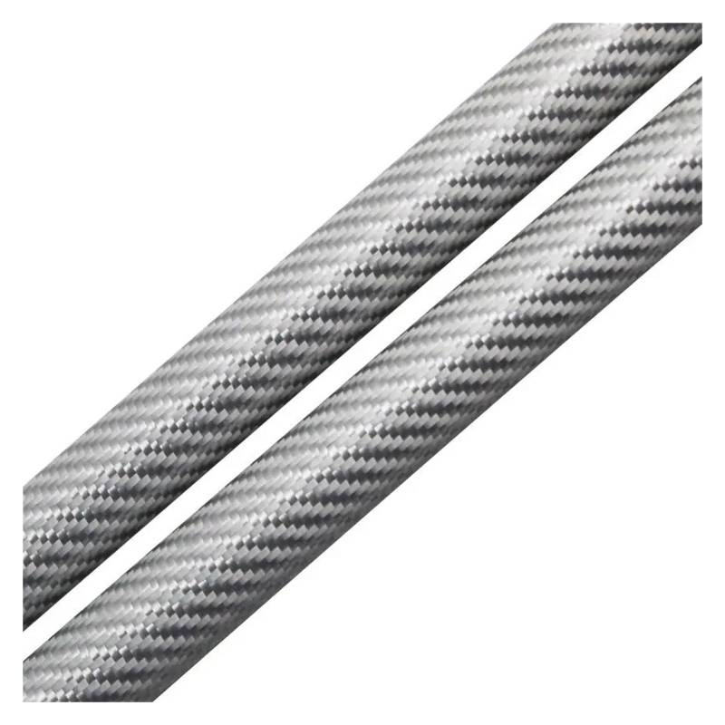Motorhauben Gasfeder Haube Streben Für Subaru Für Forester SG 2003-2008 Front Motorhaube Lift Unterstützung Stoßdämpfer Zylinder Kolbenstangen Bar Gas Frühling Gasdruckfeder(Silver Carbon Fiber) von MINIKS