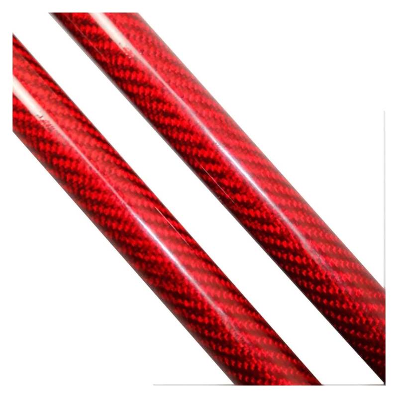 Motorhauben Gasfeder Haubenstreben Für Toyota Für Land Für Cruiser KZJ78 SUV 1984-2004 Fronthaubenliftunterstützung Stoßdämpfer Gasfeder Kolbenstangenzylinder Gasdruckfeder(Red Carbon Fiber) von MINIKS