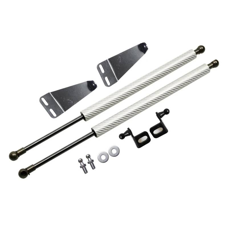 Motorhauben Gasfeder Vorderen Motorhaube Haube Dämpfer Für Nissan 300ZX Z32 Für Fairlady Z 1989-2000 Ändern Gas Streben Lift Unterstützung Kolben Stoßdämpfer Gasdruckfeder(Silver Carbon Fiber) von MINIKS