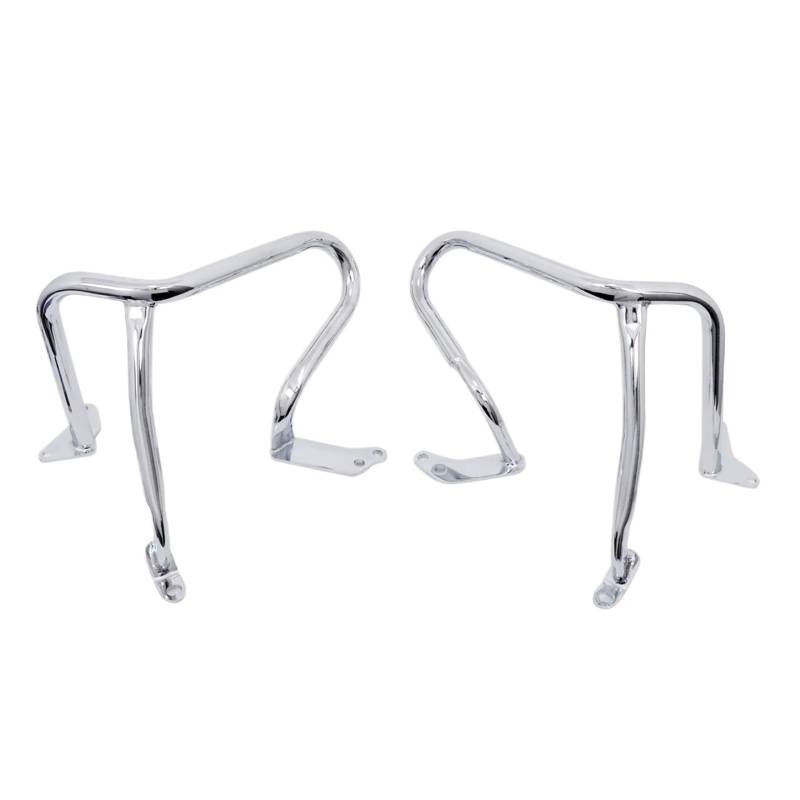 Kompatibel Mit Für R1250 RT 2018 2019 2020 2021 2022 2023 Motorrad-Motorschutz Vorne Und Hinten Seitliche Satteltaschen-Sturzbügel Stoßstangenschutz Motorrad Crash Bar Stoßstange(Chrome,Front) von MINJKL