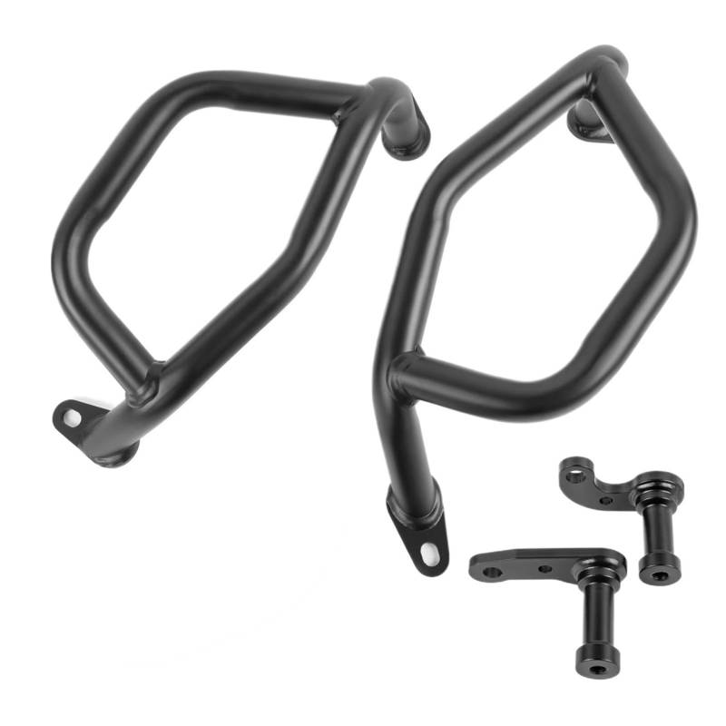Kompatibel Mit NX400 Für NX500 2024 2025 Schutzschutz Stoßstangenzubehör Oberer Und Unterer Sturzbügel des Motorradmotors Motorrad Crash Bar Stoßstange(Lower) von MINJKL