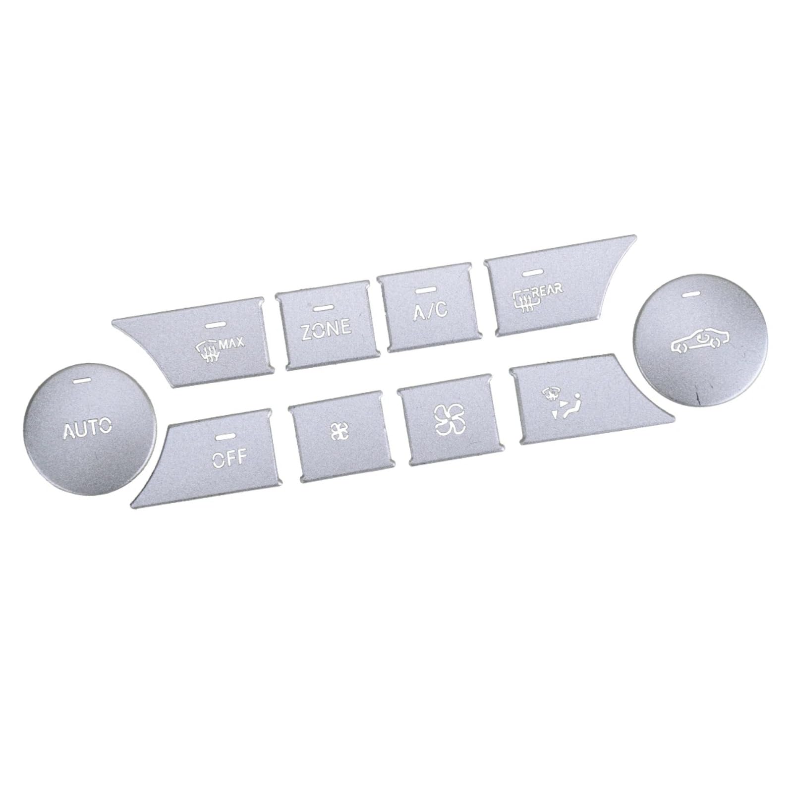 MINJKL Autoknopf-Aufkleber-Set Kompatibel Mit Benz Für C-Klasse W204 S204 C204 2011 2012 2013 2014 ABS Auto Mittelkonsole Air AC Knopfabdeckung Verkleidung Innenzubehör MINJKL Autoknopf-Aufkleber-Set Kompatibel Mit Benz Für C-Klasse W204 S204 C204 2011 2012 2013 2014 ABS Auto Mittelkonsole Air AC Knopfabdeckung Verkleidung Innenzubehör von MINJKL