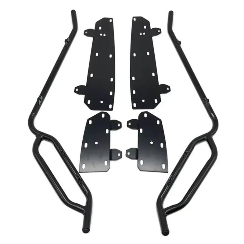 MINJKL Kompatibel Mit Forza350 Für NSS350 2021 2022 2023 Motorrad-Motorschutz Autobahn-Crash-Bar-Schutz Stoßstangenzubehör Motorrad Crash Bar Stoßstange(Black) von MINJKL