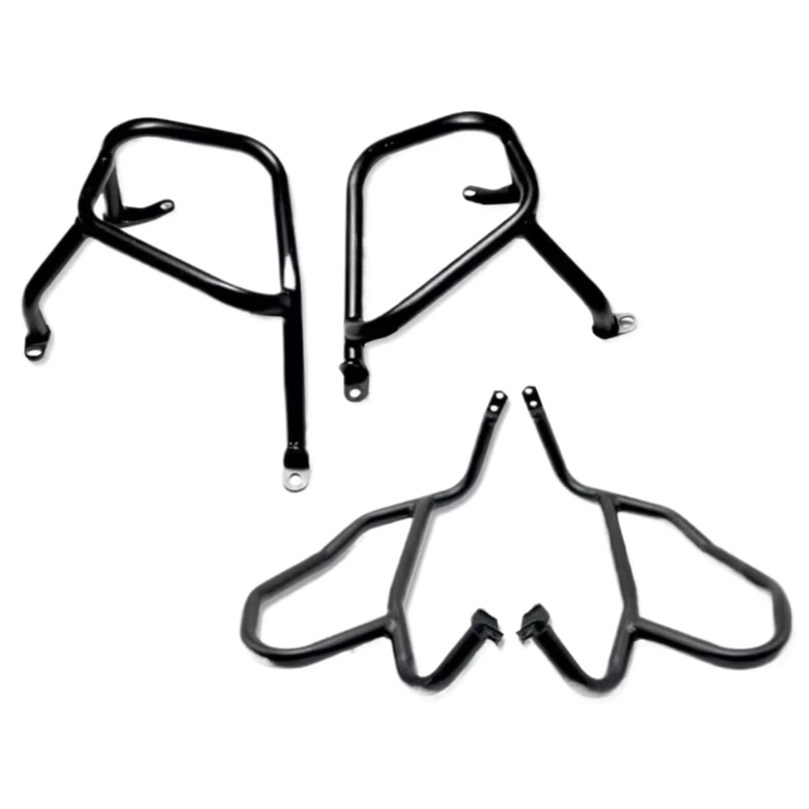 MINJKL Kompatibel Mit NC750X NC 750X 2021 2022 2023 Motorrad-Ober- Und Unter-Crash-Bar-Rahmen-Motorschutz-Schutz-Stoßstangenschutz Motorrad Crash Bar Stoßstange(Upper and Lower) von MINJKL
