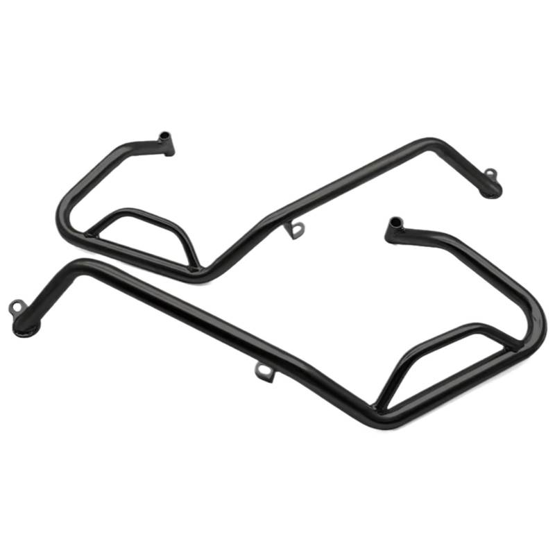 MINJKL Kompatibel Mit X-ADV750 Für XADV 750 2021 2022 2023 2024 Motorrad-Motor-Crash-Bar-Schutzrahmen-Schieberegler Stoßfänger-Fallschutzzubehör Motorrad Crash Bar Stoßstange(Black,Lower) von MINJKL