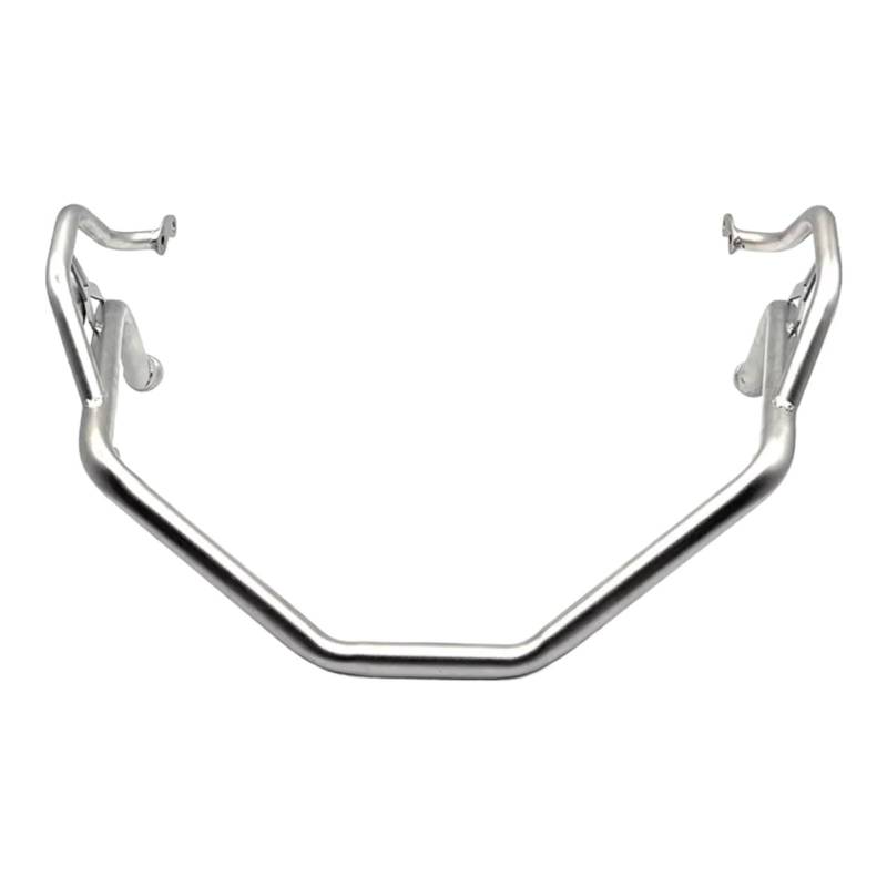 MINJKL Kompatibel Mit X-ADV750 Für XADV 750 2021 2022 2023 2024 Motorrad-Motor-Crash-Bar-Schutzrahmen-Schieberegler Stoßfänger-Fallschutzzubehör Motorrad Crash Bar Stoßstange(Silver,Upper) von MINJKL