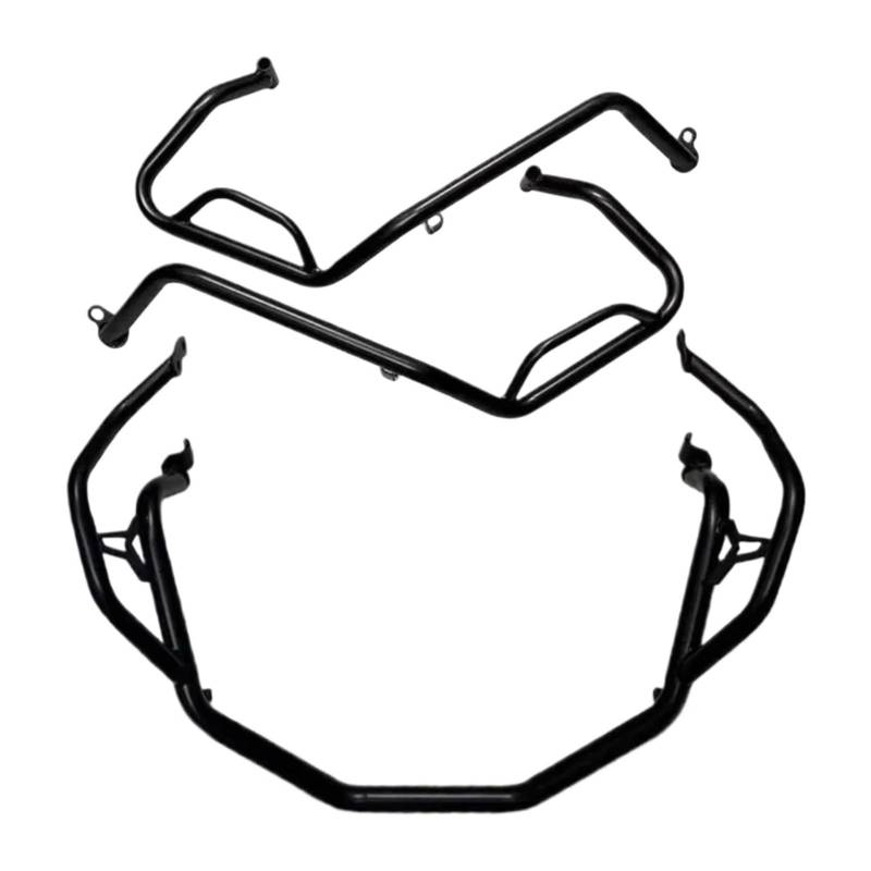 MINJKL Kompatibel Mit XADV750 2017 2018 2019 2020 Motorradrahmenschutz Stoßstangenzubehör Motorschutz Highway Crash Bar Motorrad Crash Bar Stoßstange(1 Set) von MINJKL