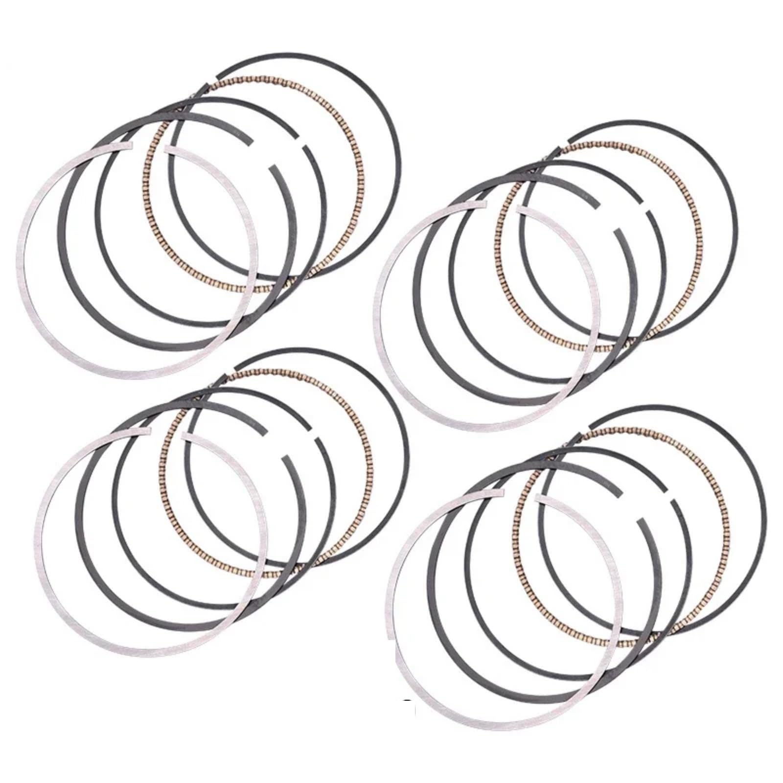 MINJKL Motorrad Kolbene ZyrkolbeneKit Kompatibel Mit CBR600 1999–2002 Für CBR600F 2001–2006 Für CBR600F Für RED 2007 Motorrad-Motorkolbenringsatz 13011-MEE-305 67x42.5mm(4 Set) von MINJKL