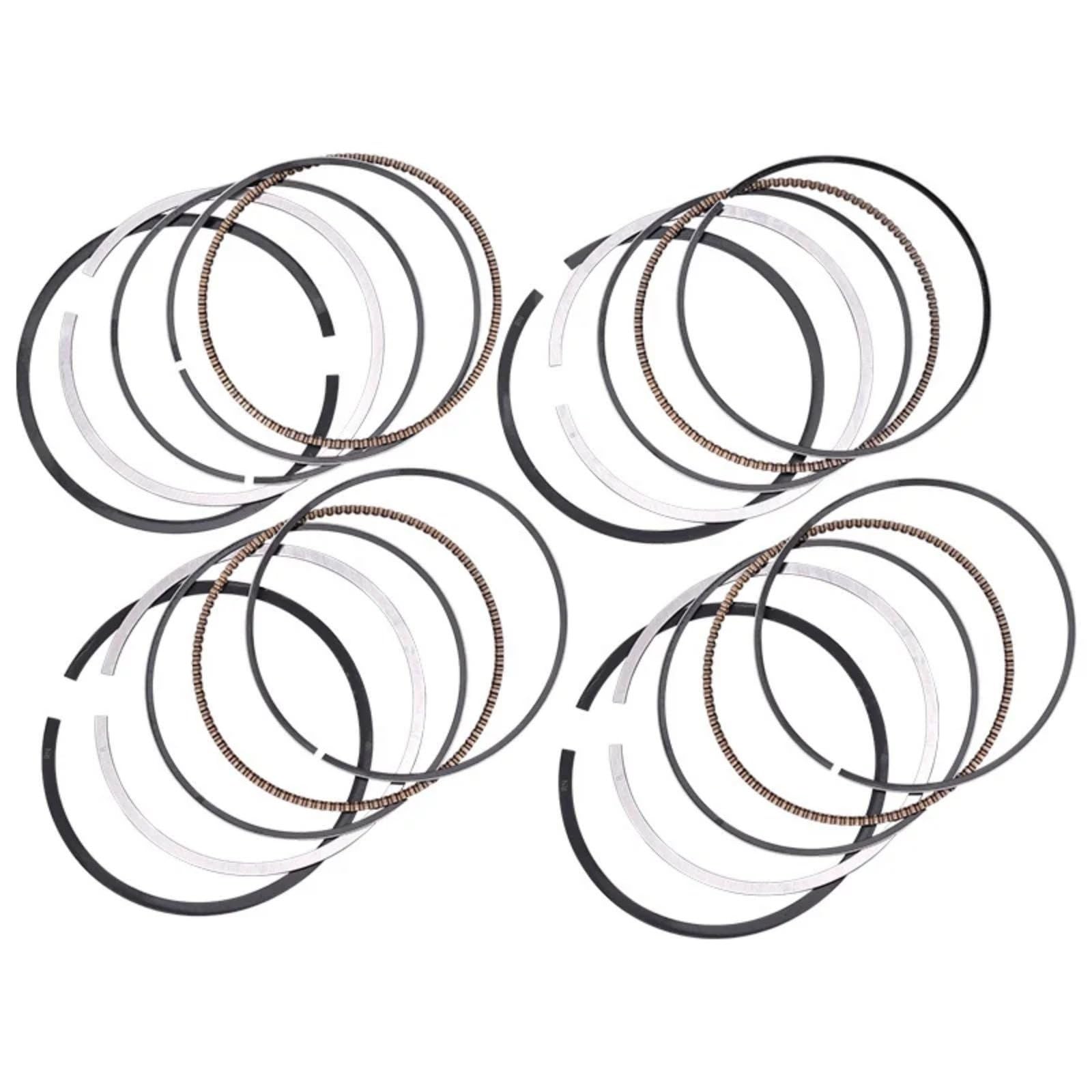 MINJKL Motorrad Kolbene ZyrkolbeneKit Kompatibel Mit Yamaha Für FZ6S Für FZ6N Für 2004 2005 2006 2007 2008 2009 Motorradmotor-Kolbenringe 5SL-11603-00-00 65.5mm(4 Set) von MINJKL
