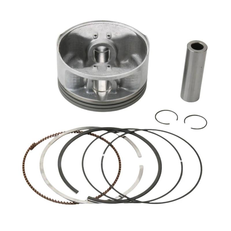MINJKL Motorrad Kolbene ZyrkolbeneKit Kompatibel Mit Yamaha Für Grizzly 660 2002–2008 Für YFM660R Für Raptor 2005, ATV-Kolbensatz, Motorradzubehör 2C61160310 von MINJKL