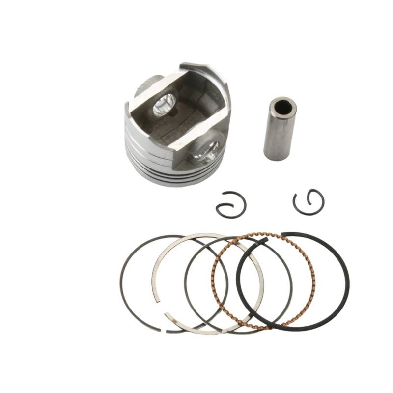 MINJKL Motorrad Kolbene ZyrkolbeneKit Kompatibel Mit Yamaha Für XF50 Für VOX 2006–2014 Für XF50 Für XF50W Für C3 2007 Motorradkolbenbaugruppe Motorradzubehör 5ST-E1631-00 von MINJKL
