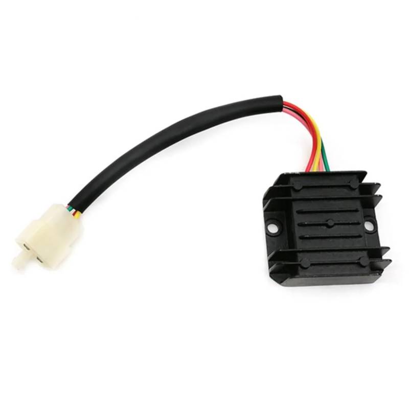 MINJKL Motorrad Regler Für GY6 50CC-150CC 4Pin 4Wire Moped Roller ATV Motorrad Leistung Teile Zündung Zünden System Spannungsreglergleichrichter(4Pin 1) von MINJKL