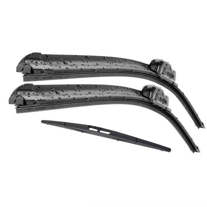 MINJKL Scheibenwischer Kompatibel Mit Subaru Für XV Für Crosstrek GP 2012 2013 2014 2015 2016 26"+16"+12" Scheibenwischerblätter Vorne Und Hinten von MINJKL