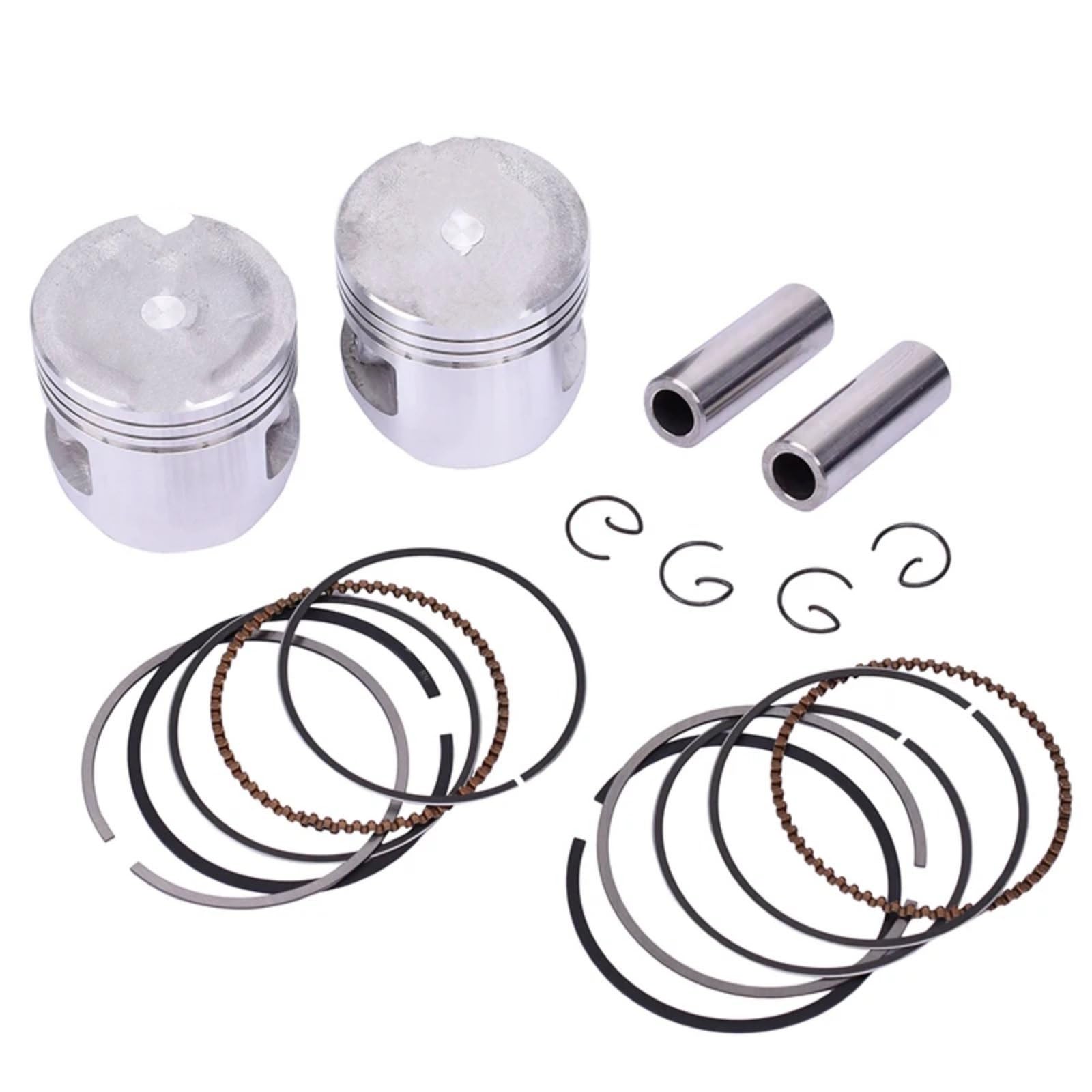 Motorrad Kolbene ZyrkolbeneKit Kompatibel Mit CMX250CA Für REBEL 1996 1997 Für CMX250X Für 2A Für REBEL 2015 2016 Kolbenringe-Kit Kolbenbaugruppe 13101-KR3-013 53 Mm +0,25(Piston and rings std) von MINJKL