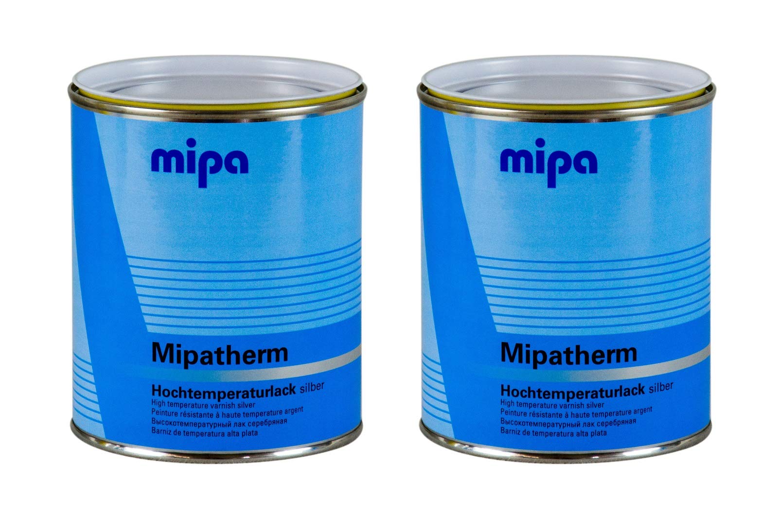 2x MIPA Mipatherm Silber Thermolack Ofenlack hitzebeständig bis 800°C 750 ml 2x MIPA Mipatherm Silber Thermolack Ofenlack hitzebeständig bis 800°C 750 ml von MIPA