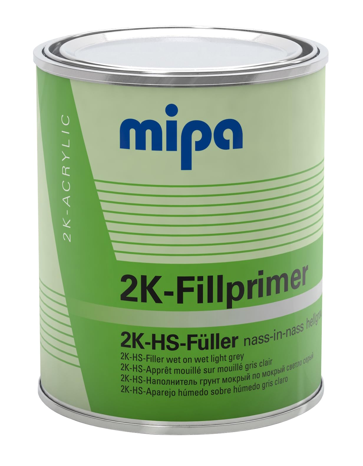MIPA 2K-HS-Fillprimer hellgrau 1L Grundierung,Füller von MIPA