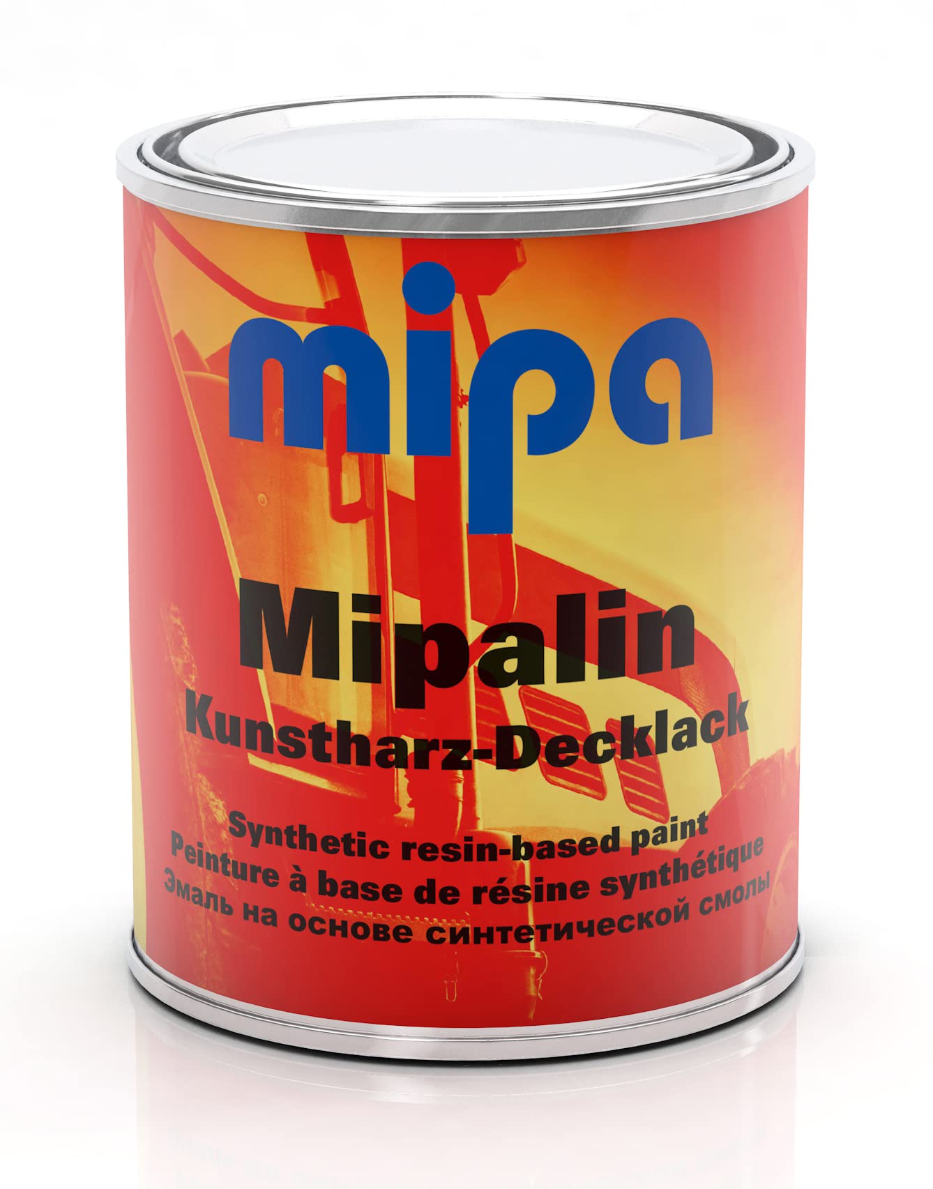 MIPA Mipalin Kunstharz Decklack 0246 FIAT-Agri diamantweiß / 1 Liter Autolack von MIPA