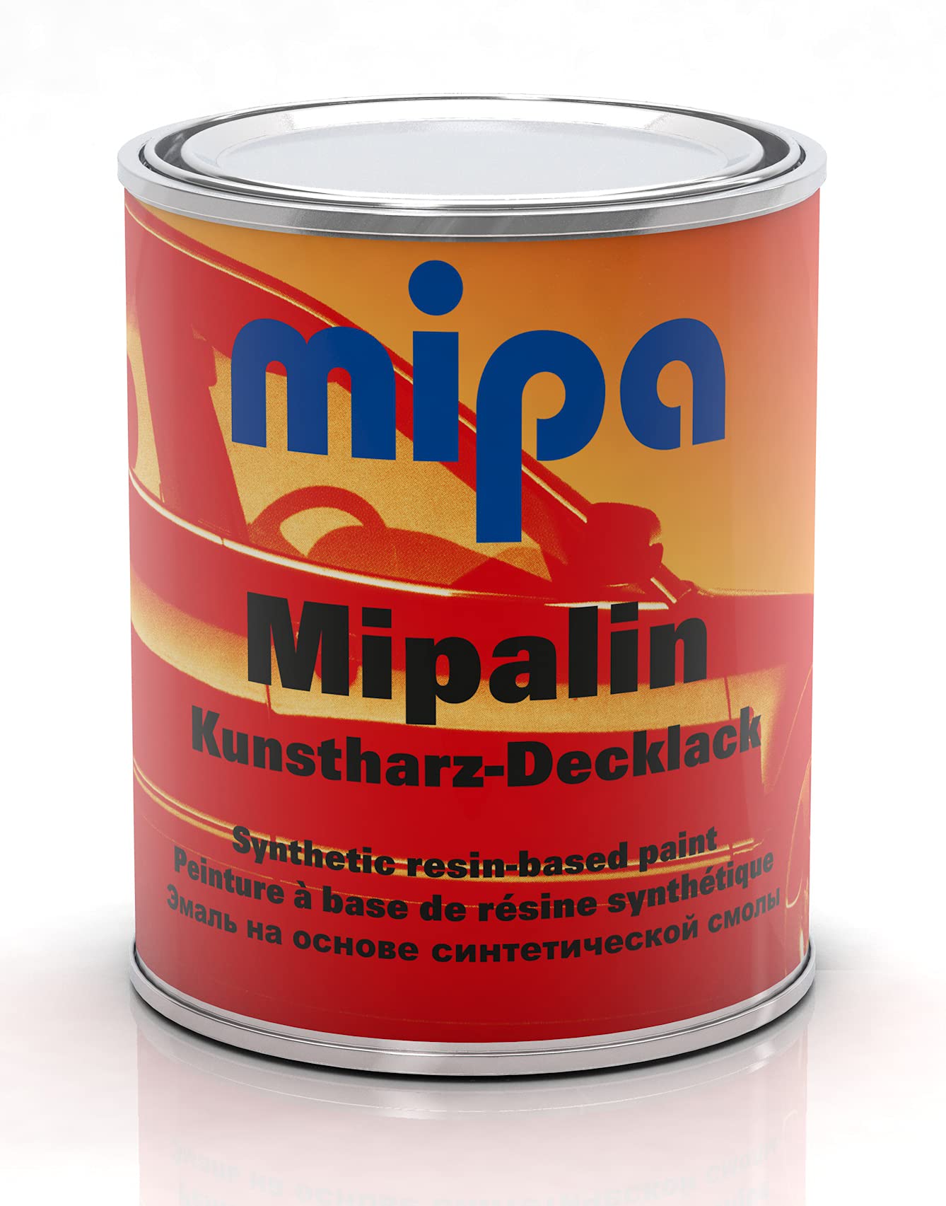 MIPA Mipalin Kunstharz Decklack RAL 2001 Rotorange 1 Liter Autolack Lack von MIPA