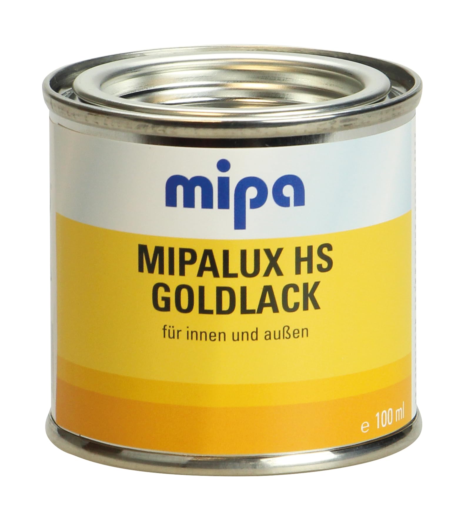 MIPA Mipalux HS Goldlack 100 ml Alkydharzlack wetterfest Holzlack,Innen+Außen MIPA Mipalux HS Goldlack 100 ml Alkydharzlack wetterfest Holzlack,Innen+Außen von MIPA
