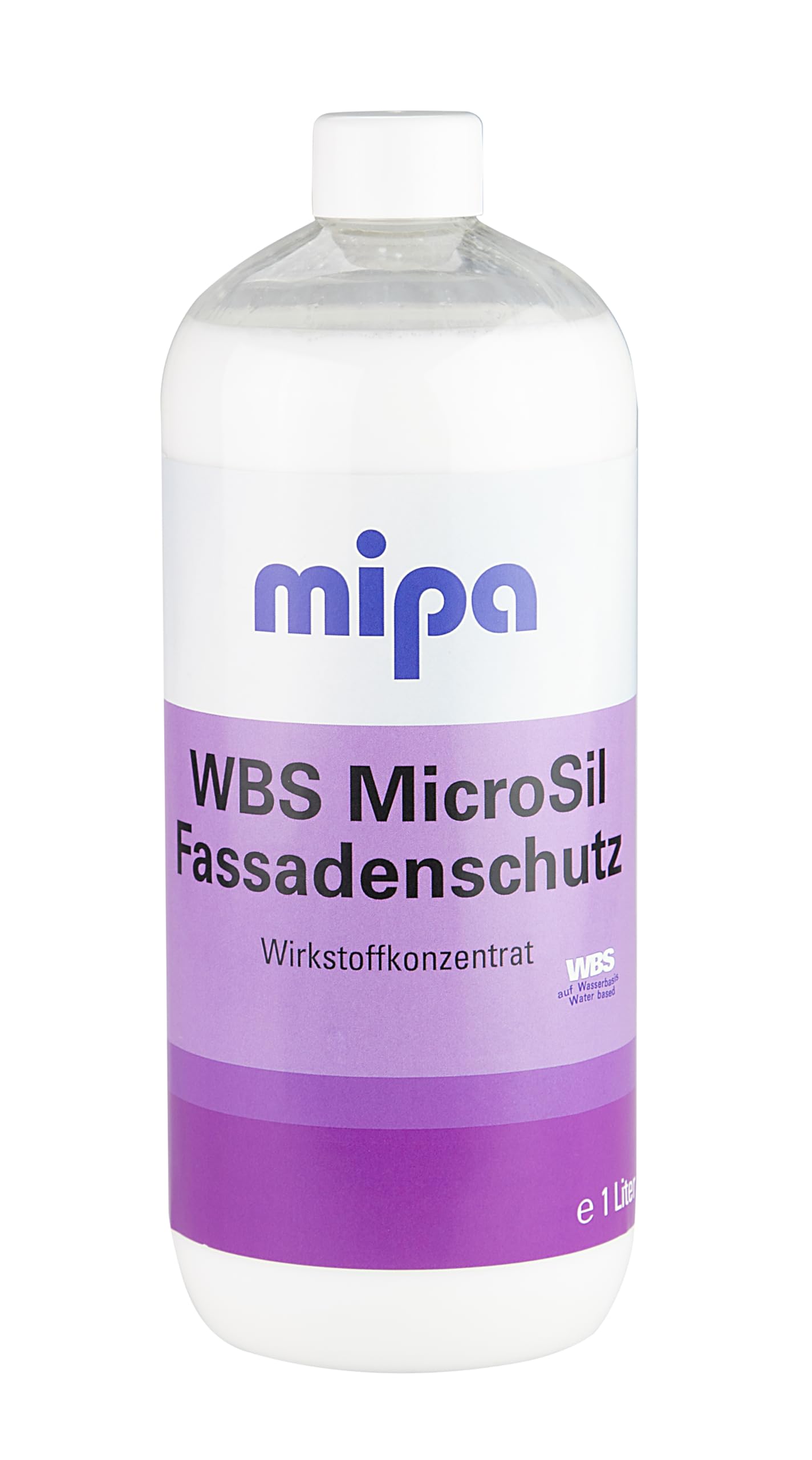 MIPA WBS MicroSil Fassadenschutz 1 Liter weiß-transparent,Beton,Altanstriche von MIPA