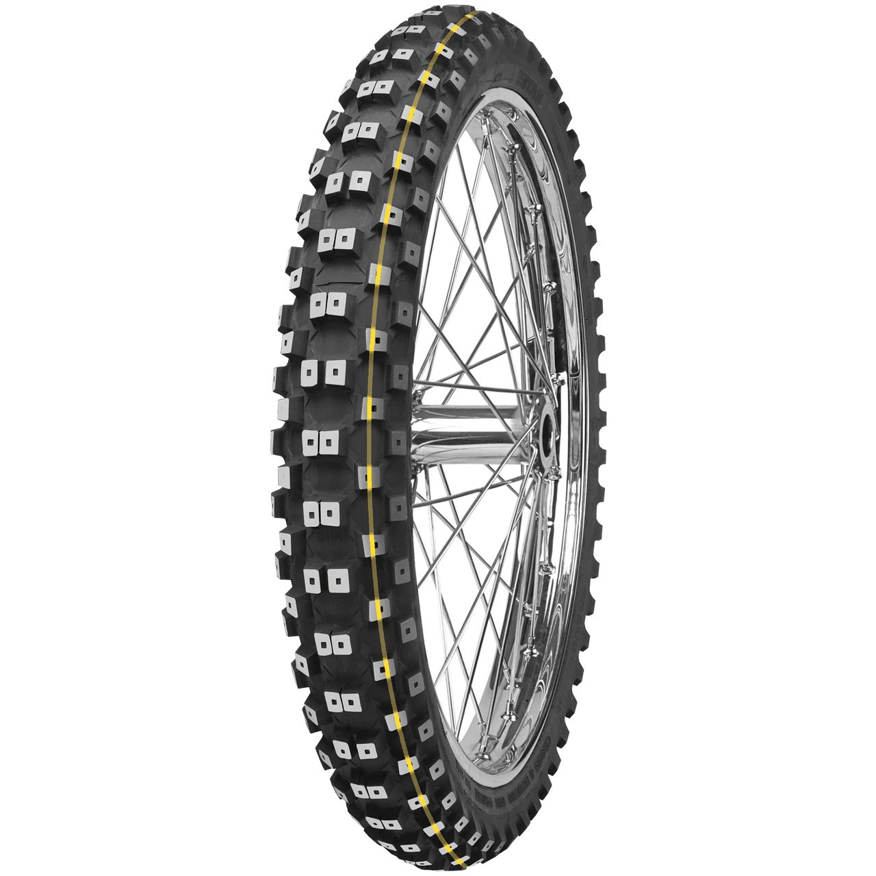 MITAS C-17 DAKAR 90/90 - 21 M/C TT 54R YELLOW STRIPE FRONT M+S MITAS C-17 DAKAR 90/90 - 21 M/C TT 54R YELLOW STRIPE FRONT M+S von MITAS