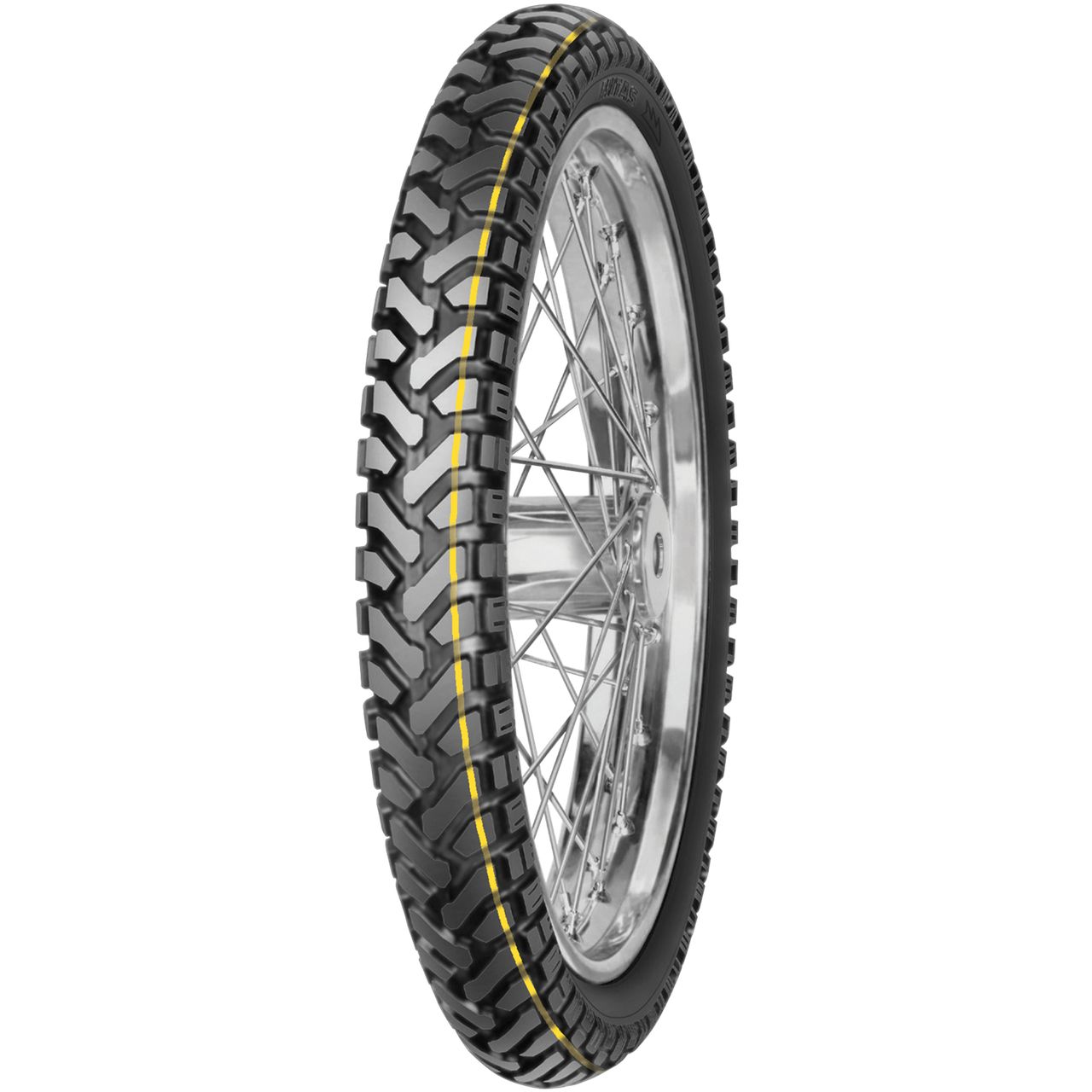 MITAS E-07 DAKAR (YELLOW) FRONT 100/90 - 19 M/C TL 57T FRONT M+S von MITAS