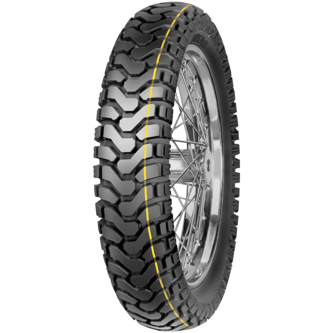 MITAS E-07 DAKAR (YELLOW) REAR 150/70 - 18 M/C TL 70T REAR M+S von MITAS