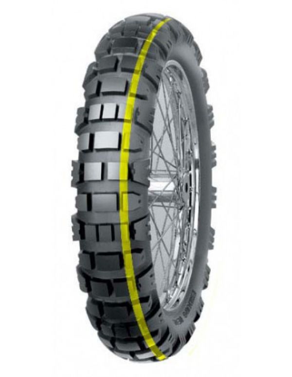 MITAS E-09 DAKAR REAR 150/70 - 17 M/C TL 69R YELLOW STRIPE REAR M+S von MITAS