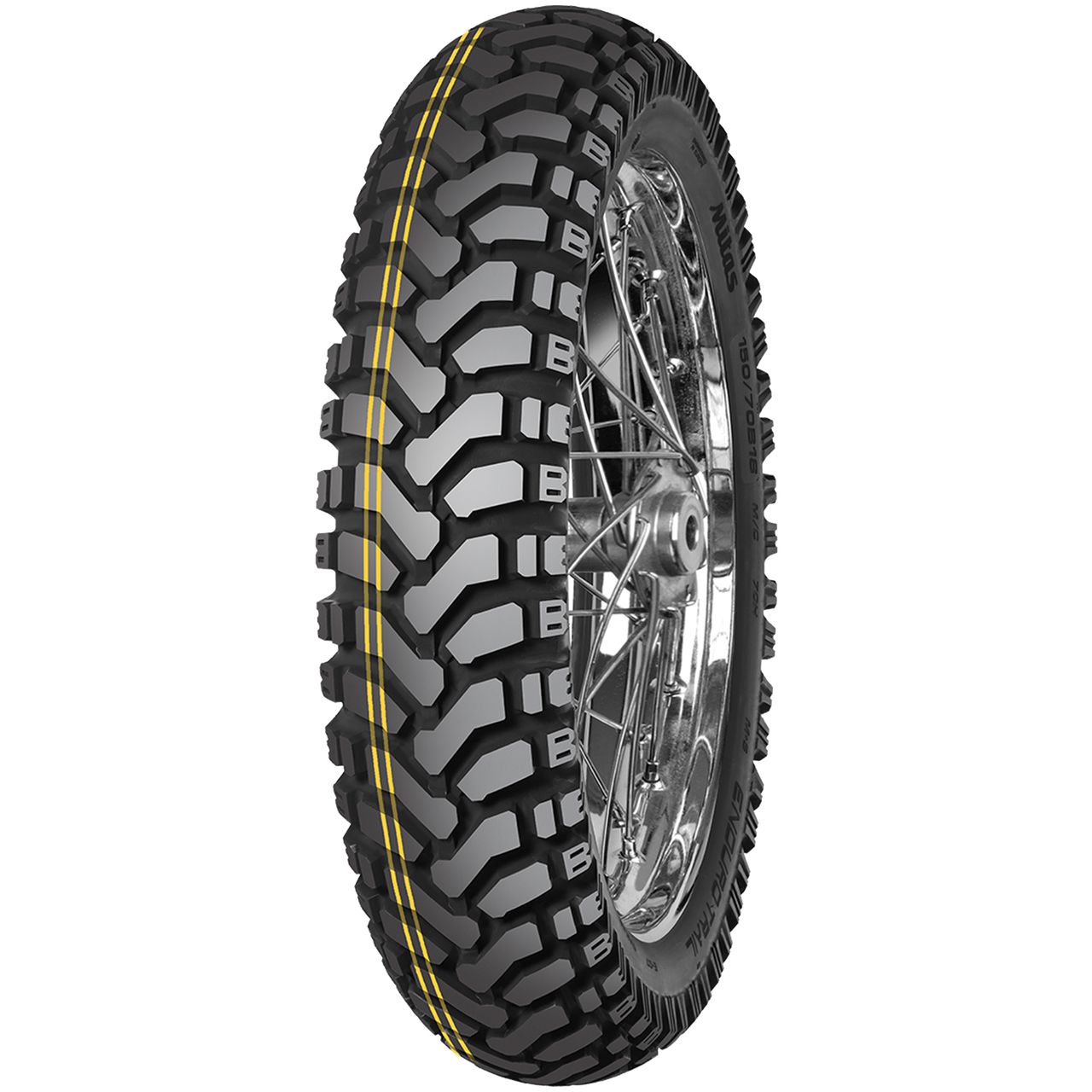 MITAS ENDURO TRAIL XT DAKAR (2xYELLOW) 150/70 B18 M/C TL/TT 70T REAR M+S von MITAS