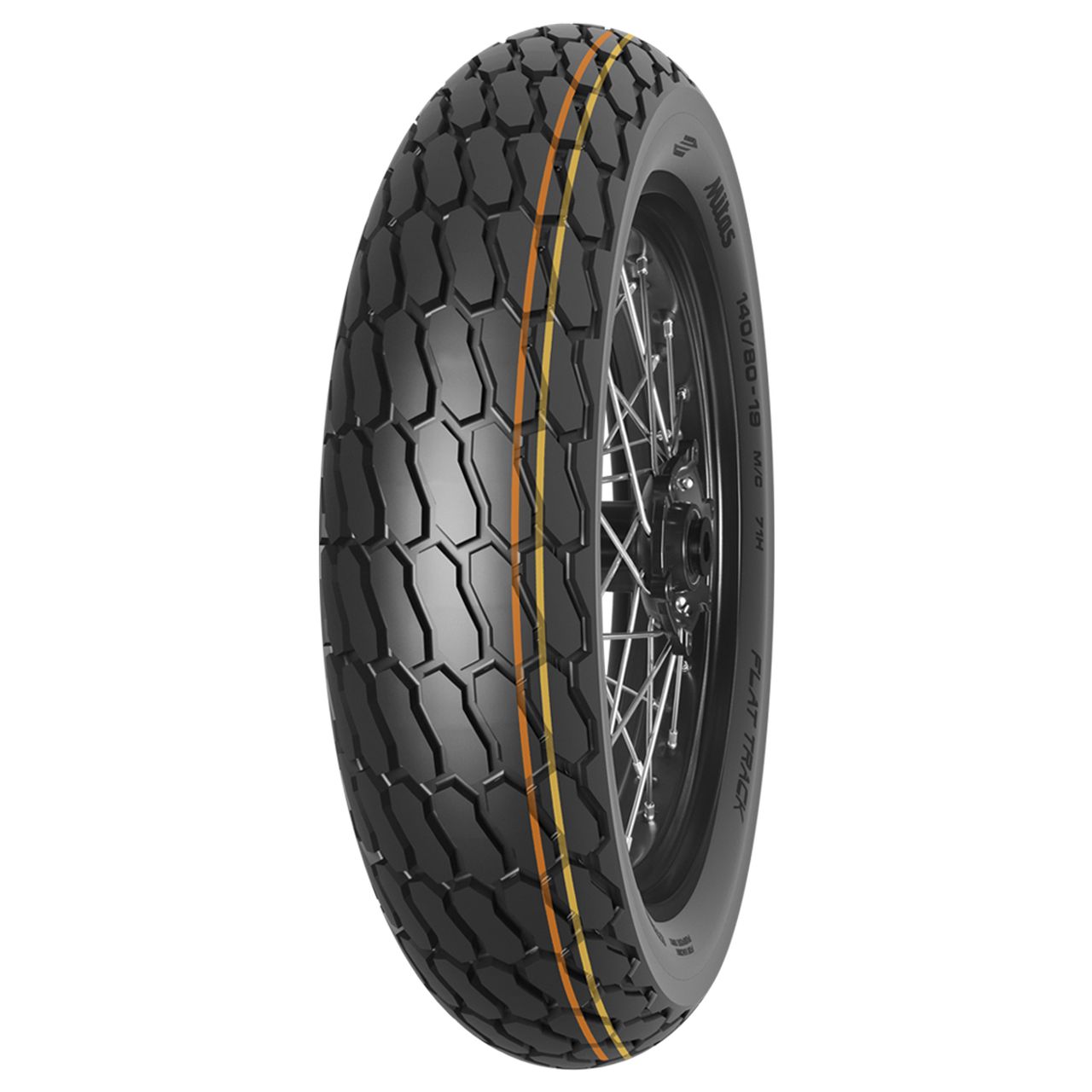 MITAS FLAT TRACK STREET 130/80 - 19 M/C TL/TT 71H (27x7-19) FRONT/REAR von MITAS