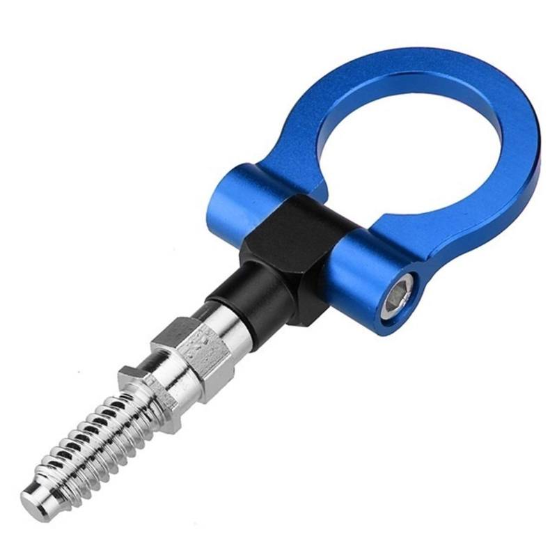 Auto Abschlepphaken,Abschleppöse 1 stücke Universal Auto Abschlepphaken Passend for Auto Auto Anhänger Ring Abschlepphaken Auge Abschleppen Bunte(Blue) von MITINGER