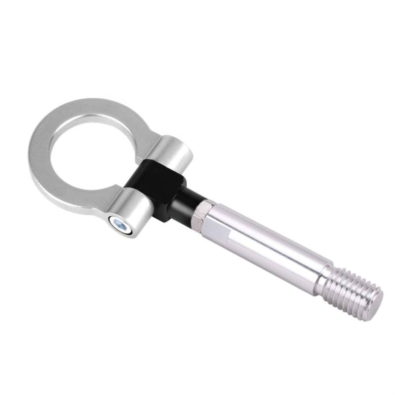 Auto Abschlepphaken,Abschleppöse Aluminium-Abschlepphaken-Ring-Kit Auf Dem Vorderen Hinteren Anhängerhaken-Ring Passend Für 08 Benz RS-TH008-9(Silver) von MITINGER