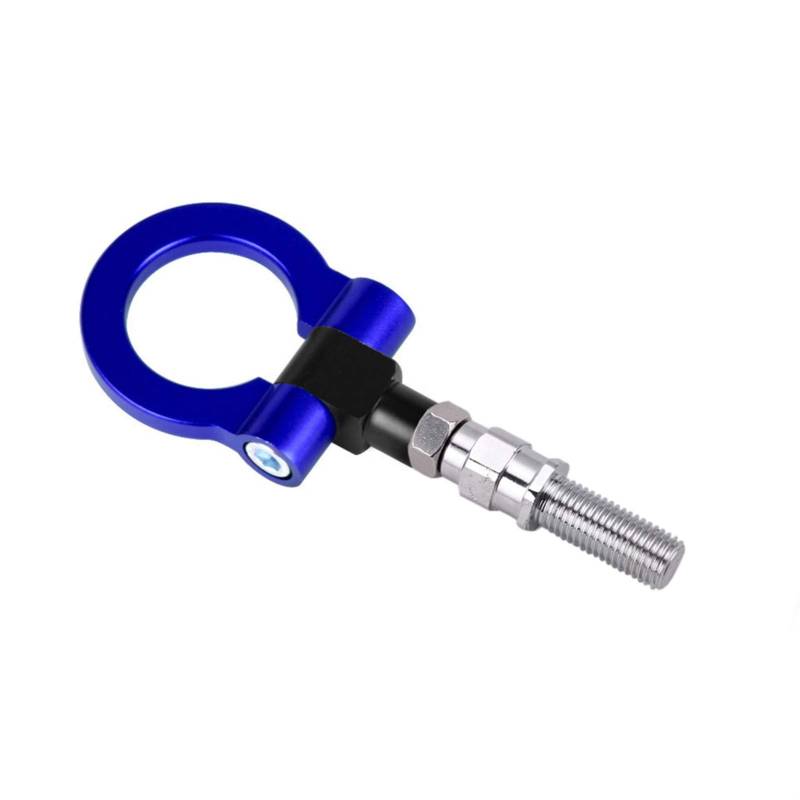 Auto Abschlepphaken,Abschleppöse Aluminium-Abschlepphaken-Ring-Kit Universal Tow Hook Eye Towing Buntes Passend Für Die Meiste BYD RS-TH008-10(Blue) von MITINGER