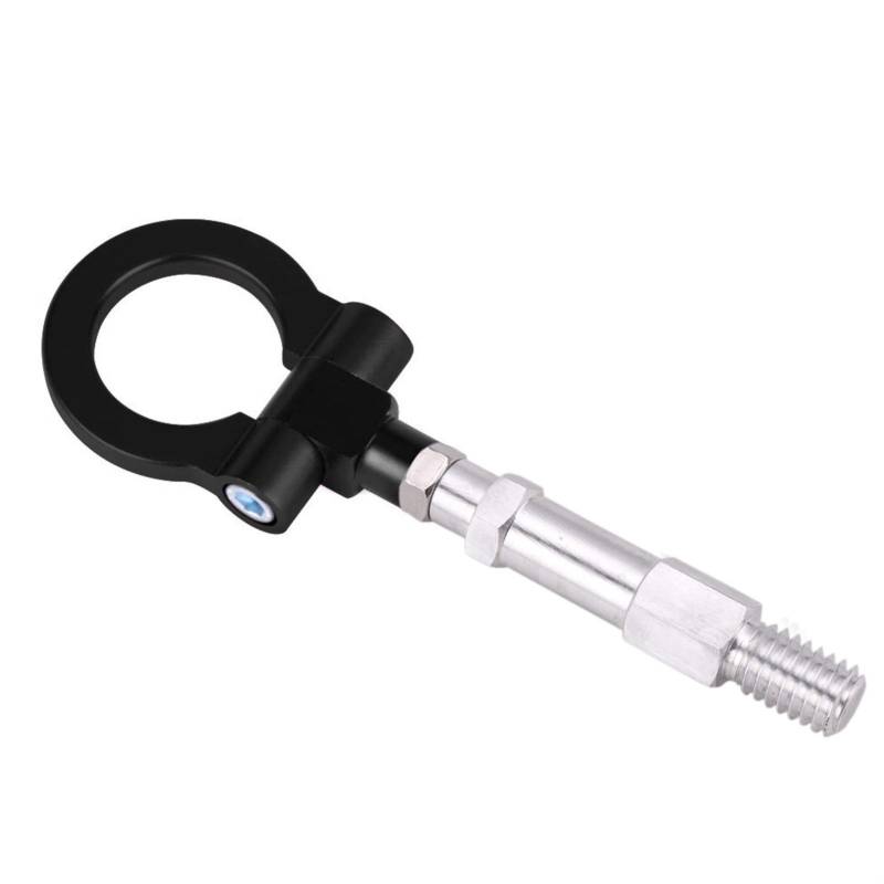 Auto Abschlepphaken,Abschleppöse RASTP-Aluminium-Anhänger-Abschlepphaken hinten, Rennwagen-Abschlepphaken, passend for 10–15 CNC-JDM-Stil(Black) von MITINGER