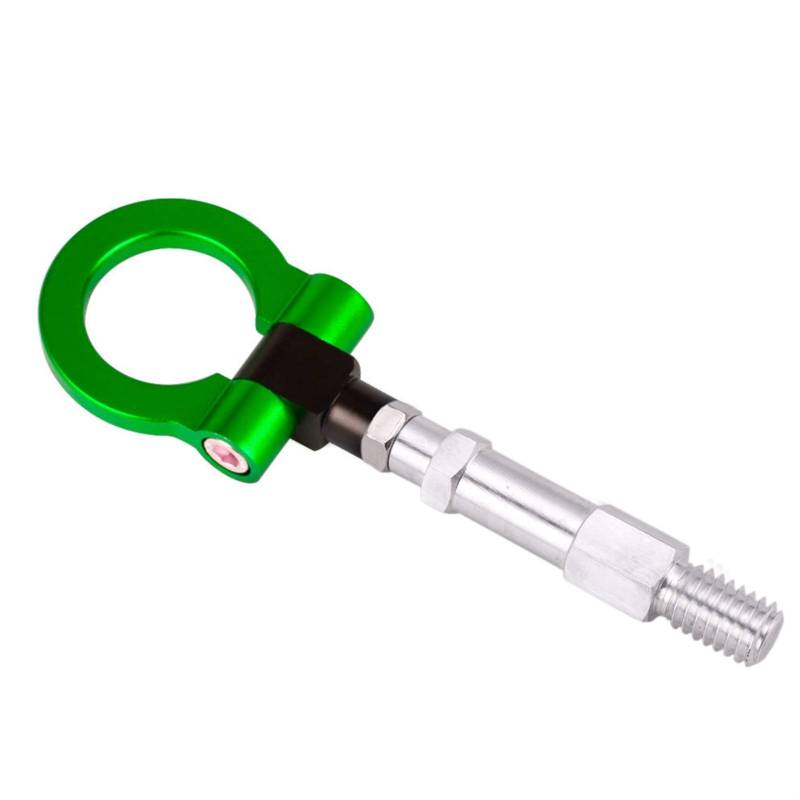 Auto Abschlepphaken,Abschleppöse RASTP-Aluminium-Anhänger-Abschlepphaken hinten, Rennwagen-Abschlepphaken, passend for 10–15 CNC-JDM-Stil(Green) von MITINGER