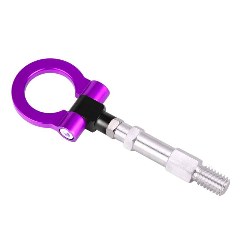 Auto Abschlepphaken,Abschleppöse RASTP-Aluminium-Anhänger-Abschlepphaken hinten, Rennwagen-Abschlepphaken, passend for 10–15 CNC-JDM-Stil(Purple) von MITINGER