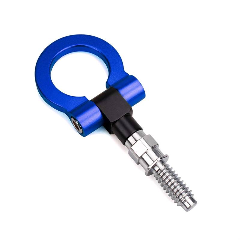 Auto Abschlepphaken,Abschleppöse Racing Front Tow Hook Tow Bar Auto Trailer Ring Passend Passend für BMW E Series/1 Series/3Series/X5/X6 Auto(Blue) von MITINGER