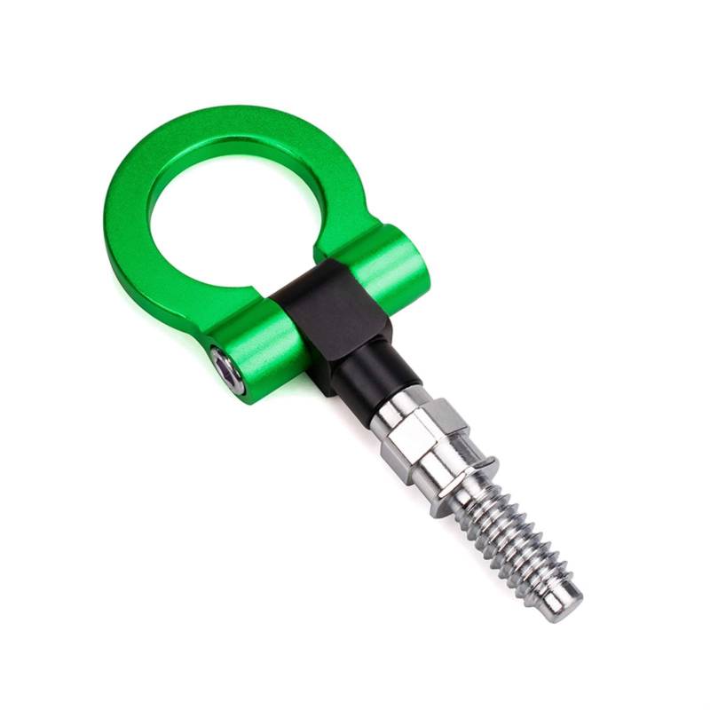 Auto Abschlepphaken,Abschleppöse Racing Front Tow Hook Tow Bar Auto Trailer Ring Passend Passend für BMW E Series/1 Series/3Series/X5/X6 Auto(Green) von MITINGER