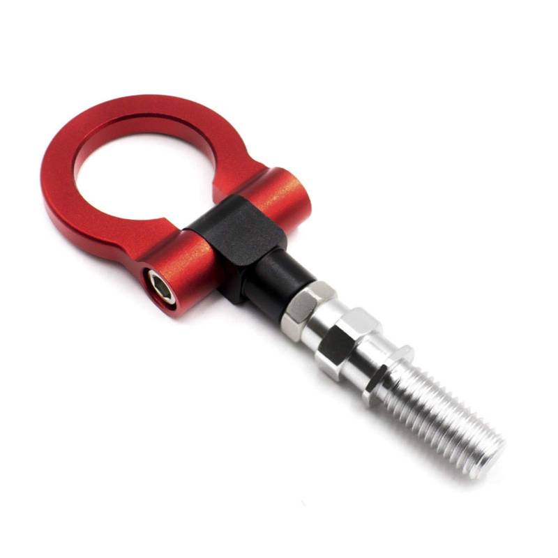 Auto Abschlepphaken,Abschleppöse Racing Tow Towing Hook Auto Anhänger Ring Universal Tow Hook Towing Bars Set für Auto(Red) von MITINGER